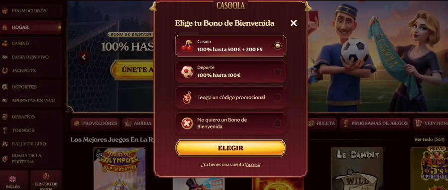 Casoola casino espaÃ±a